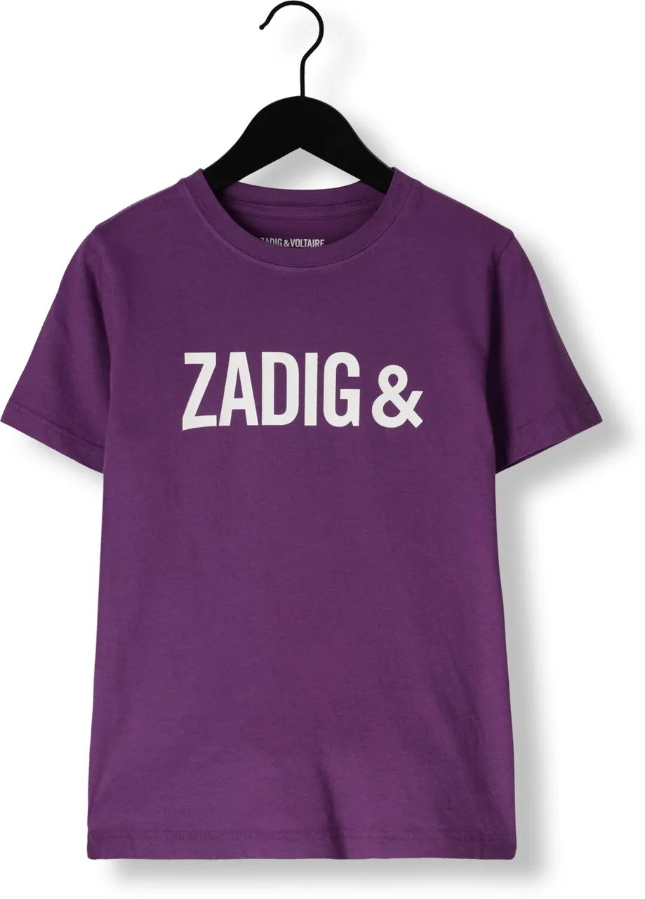 ZADIG & VOLTAIRE Jongens Polo's & T-shirts X60086 - Paars
