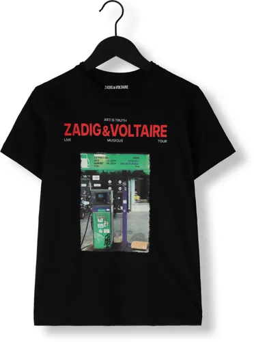 ZADIG & VOLTAIRE Jongens Polo's & T-shirts X60091 - Zwart