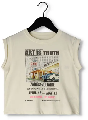 ZADIG & VOLTAIRE Meisjes Tops & T-shirts X15380 - Ecru
