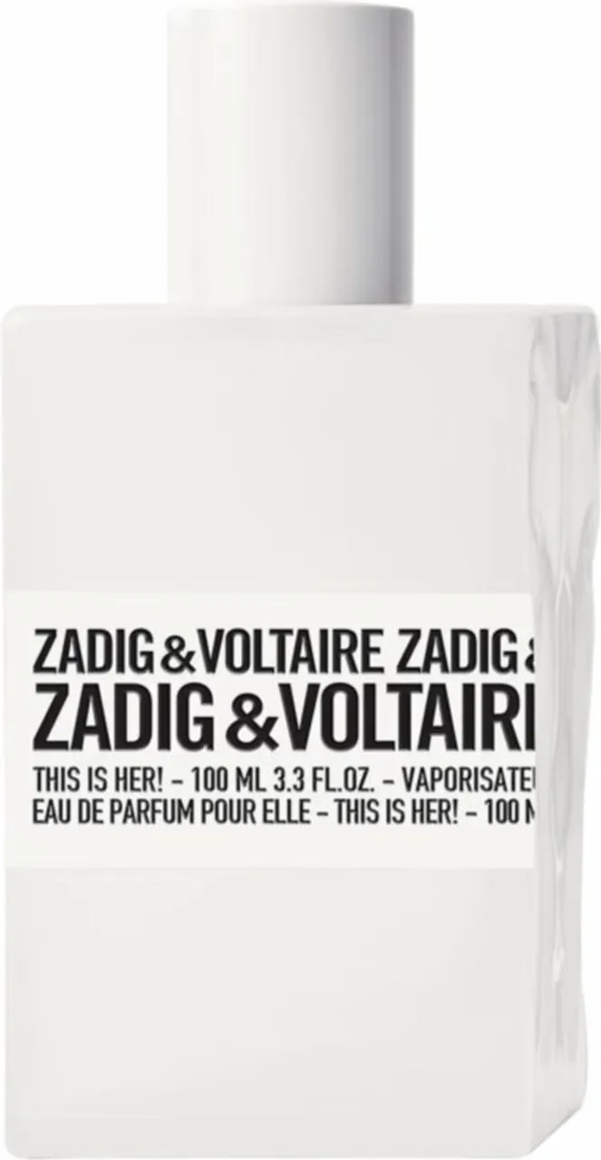Zadig & Voltaire This Is Her! 100 ml Eau de Parfum - Damesparfum