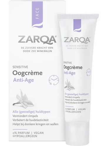 Zarqa Sensitive Oogcrème Anti-Age met Dode Zee mineralen