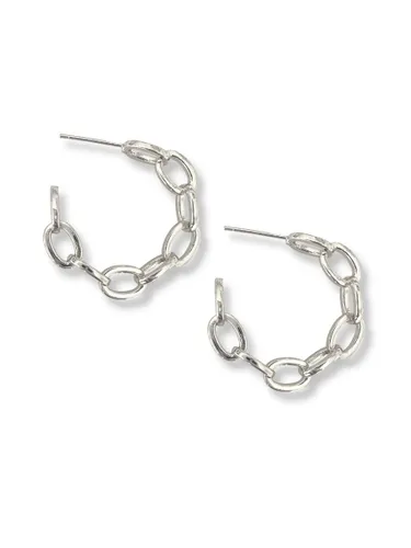 Zatthu Jewelry - N21AW399 - Idun oorbellen met schakels zilver