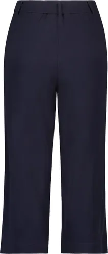 Zerres Vera Crêpe Cropped Pantalon Donkerblauw | Navy