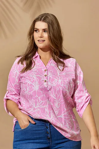 Zhenzi blouse Vanessa roze M 46/48