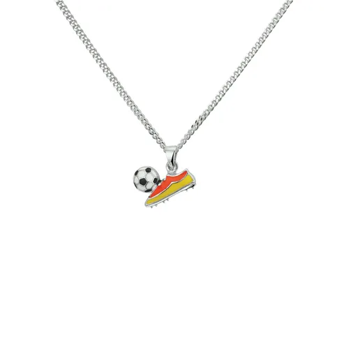 Zilveren 925 Halsketting Voetbalschoen | Kinderketting | Voetbalfan | Jonline