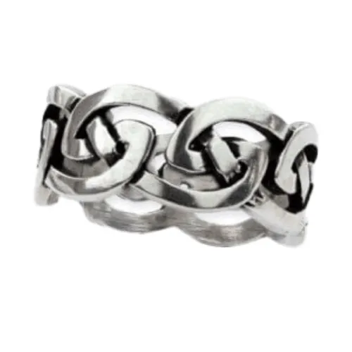 Zilveren “Keltische Knoop”-ring'(R705.62)