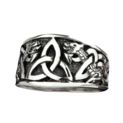 Zilveren ring Keltische knoop (R5403.65)