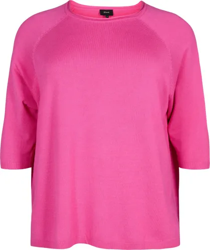 ZIZZI CACARRIE, 3/4, PULLOVER Dames Blouse - Rose