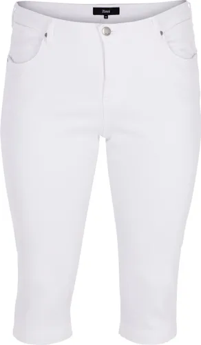 ZIZZI JEANS AMY CAPRI Dames Jeans - White