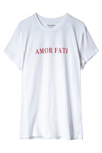 Zoe Citation Amor Fati T-shirt Blanc