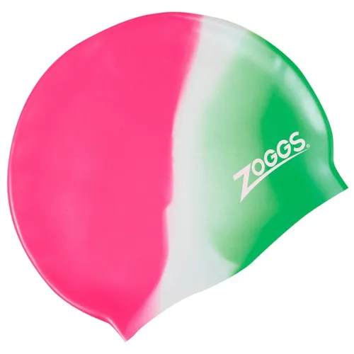 Zoggs - Kid's Silicone Cap Multi Colour - Badmuts grijs/wit