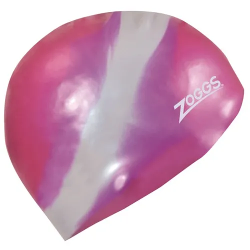 Zoggs - Silicone Cap Multi Colour - Badmuts pink/grijs