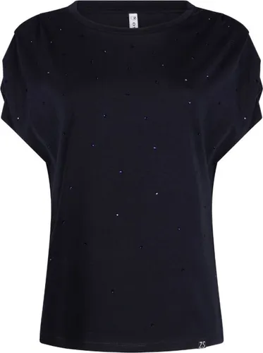 ZOSO 241 Star T-Shirt With Studs Navy