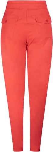 Zoso Broek Amber Travel Sporty Trouser 241 0019 Red Dames