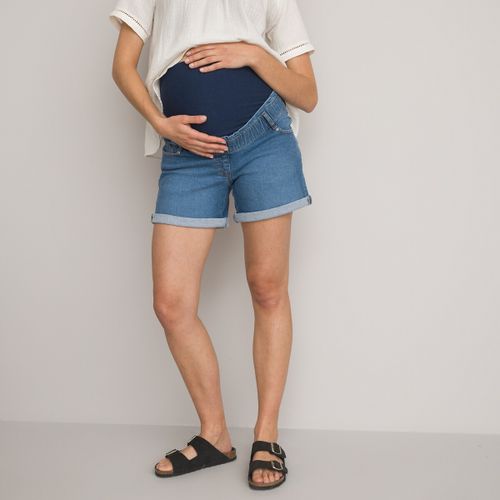 Zwangerschapsshort, in jeans