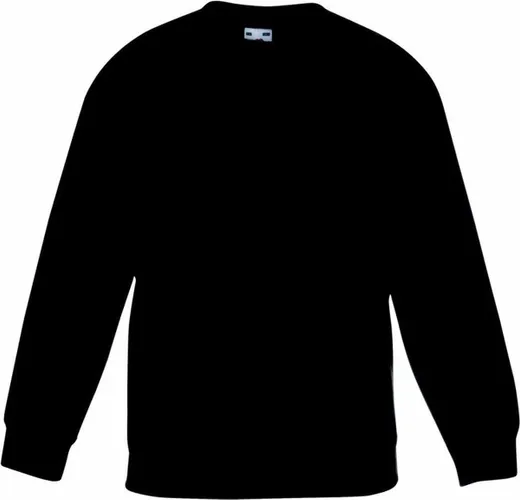 Zwarte katoenmix sweater voor jongens 134/146